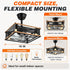 16-inch ceiling fan flush mount and downrod mount options