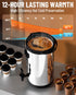 Insulated Beverage Dispenser Stainless Steel Silver 2 Gal, 1Pack
