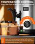 Insulated Beverage Dispenser Stainless Steel Silver 3Gal-Heating