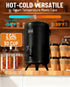 Insulated Beverage Dispenser Stainless Steel Black 2 Gal, 1Pack