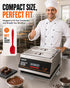 WantJoin Chocolate Tempering Melting Machine 2-Tank 1/3 Size 18Lbs Capacity