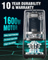 WantJoin Commercial Blender- 80Oz Quiet Shield Smoothie Blender, 1600W Professional Ice Crusher with 6 Blades & 15 Speeds, High-speed Ice Drink Maker for Restaurant Café Home, Dishwasher Safe