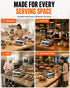 WantJoin Chocolate Tempering Melting Machine 2-Tank 1/3 Size 18Lbs Capacity