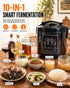 WantJoin Black Garlic Fermenter 5L - Full Automatic Intelligent Control Black Garlic Maker，360°EVEN DRY Heating，Makes Up to 4 LBS Black Garlic Fermenter Machine, For Multi Clove & Whole Clove Garlic