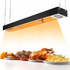 WantJoin Food Heat Lamp - Commercial Hanging Heating Lamp for Food Warming 500W Electric Strip Heater with Warm Lights for Service Cafeteria Restaurant Kitchen