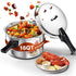 WantJoin 12QT Aluminum Pressure Cooker Canner with Release Valve & Multiple Protective Devices, Canner Rack Included, Compatible with Gas & Induction Cookers