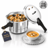 WantJoin 12QT Aluminum Pressure Cooker Canner with Release Valve & Multiple Protective Devices, Canner Rack Included, Compatible with Gas & Induction Cookers