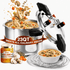 WantJoin 12QT Aluminum Pressure Cooker Canner with Release Valve & Multiple Protective Devices, Canner Rack Included, Compatible with Gas & Induction Cookers