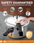 WantJoin 12QT Aluminum Pressure Cooker Canner with Release Valve & Multiple Protective Devices, Canner Rack Included, Compatible with Gas & Induction Cookers