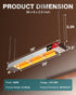 WantJoin Food Heat Lamp - Commercial Hanging Heating Lamp for Food Warming 500W Electric Strip Heater with Warm Lights for Service Cafeteria Restaurant Kitchen