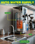 WantJoin 2000W Commercial Milk Frother & Beverage Warmer - Professional Milk Steamer Machine with LED Display Panel for Latte, Cappuccino, Coffee, Hot Chocolate and Milk Tea, Perfect for Cafes & Home